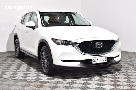 White 2019 Mazda CX-5 SUV MAXX SPORT F
