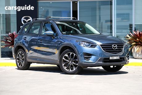 Blue 2014 Mazda CX-5 Wagon Grand Tourer (4X4)