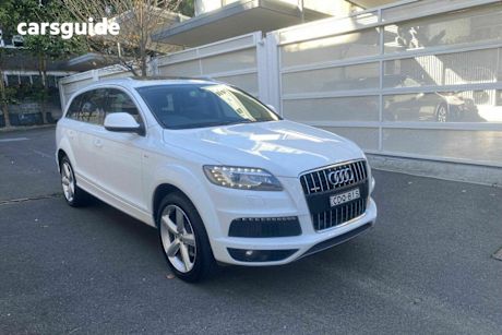 White 2011 Audi Q7 SUV TDI 4WD
