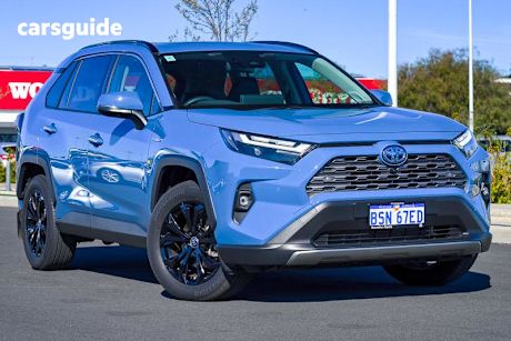 Blue 2024 Toyota RAV4 Wagon Cruiser (Awd) Hybrid