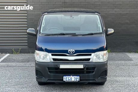 Blue 2013 Toyota HiAce Commercial R