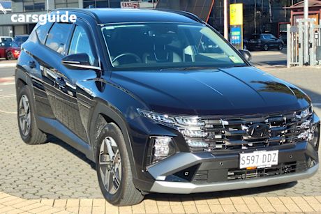 Blue 2024 Hyundai Tucson SUV ELITE 4X4