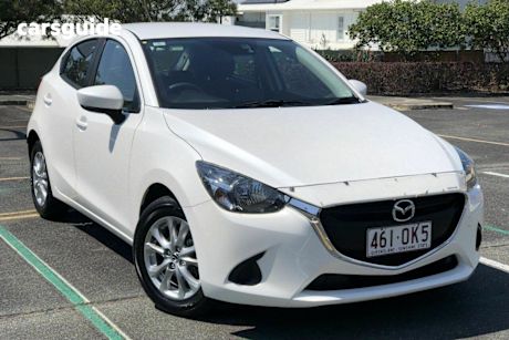 White 2018 Mazda 2 Hatchback Maxx (5Yr)