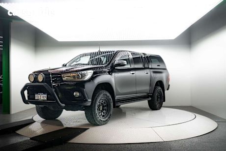 Black 2015 Toyota Hilux Ute Tray SR5 4X4