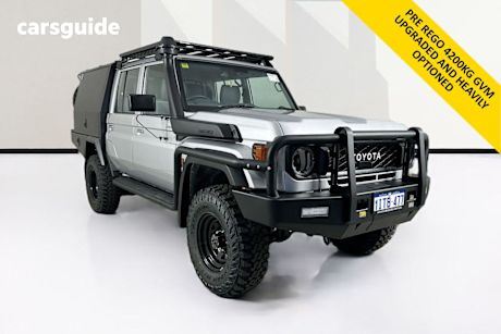 Silver 2025 Toyota Landcruiser Double Cab Chassis Lc79 Gxl + Diff Locks