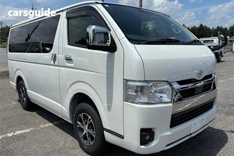 White 2024 Toyota HiAce Commercial SUPER GL 2.8L DIESEL VAN CAMPERVAN