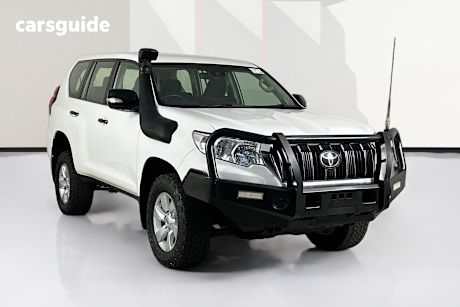 White 2022 Toyota Landcruiser Prado Wagon Gx 7 Seat