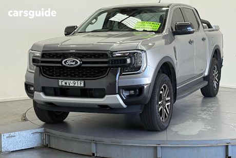 Silver 2022 Ford Ranger Double Cab Pick Up Sport 2.0 (4X4)