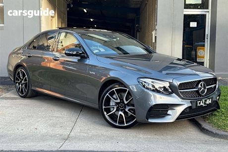 Grey 2017 Mercedes-Benz E-CLASS Sedan E43 AMG 4WD