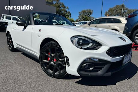 White 2017 Abarth 124 Roadster Spider