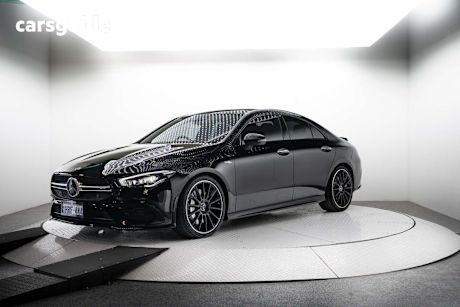 Black 2022 Mercedes-Benz CLA-Class Coupe CLA35 AMG 4WD
