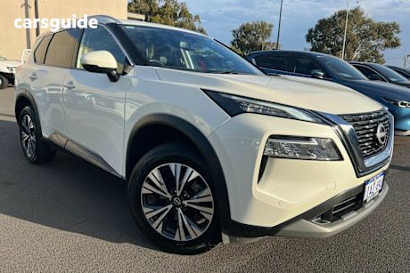 White 2023 Nissan X-Trail Wagon St-L (4Wd) 7 Seat