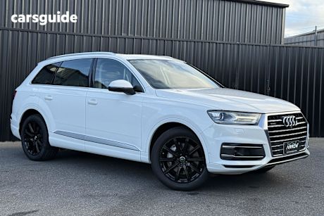 White 2015 Audi Q7 SUV TDI 4WD