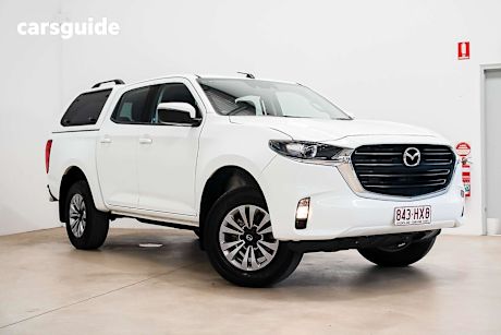 White 2023 Mazda BT-50 Ute Tray XT 4X4