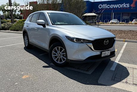 Silver 2023 Mazda CX-5 SUV G20 MAXX F