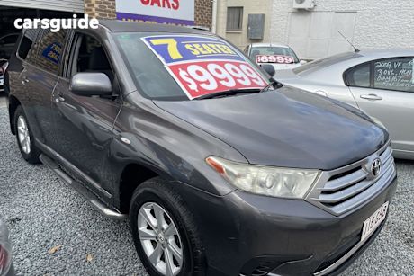 Grey 2012 Toyota Kluger SUV KX-R F