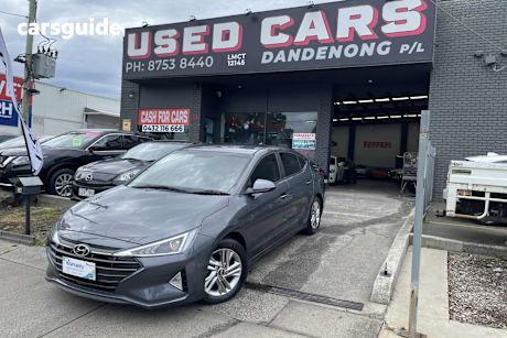 Grey 2018 Hyundai Elantra Sedan Active