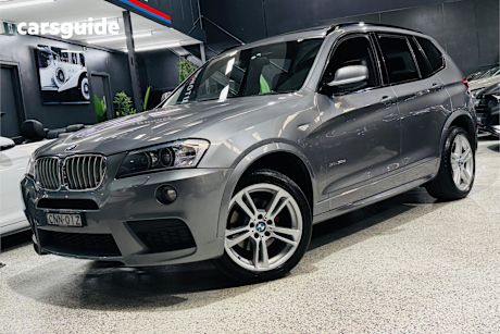 Grey 2013 BMW X3 SUV XDRIVE30D 4X4