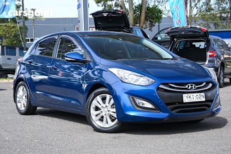 Blue 2014 Hyundai I30 Hatch SE F