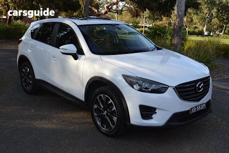 White 2015 Mazda CX-5 SUV GRAND TOURING 4X4