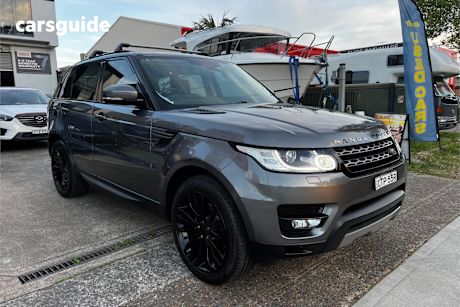 Grey 2014 Land Rover Range Rover Sport SUV TDV6 SE 4X4