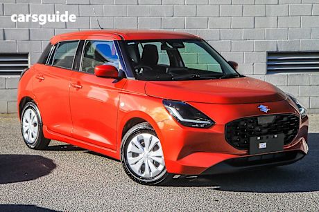 Orange 2025 Suzuki Swift Hatchback Hybrid Plus