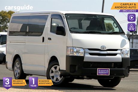 White 2020 Toyota HiAce Commercial DX (CAMPER KIT)