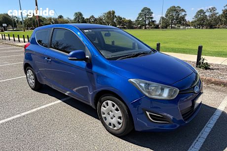 Blue 2012 Hyundai I20 Hatchback Active