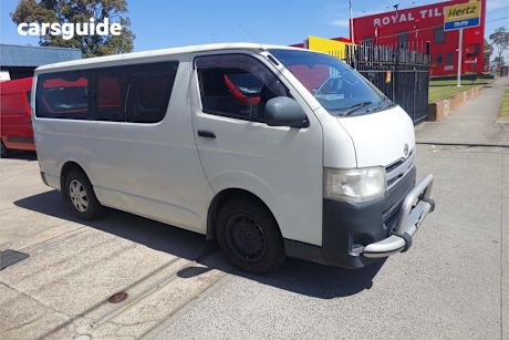 White 2012 Toyota HiAce Commercial R