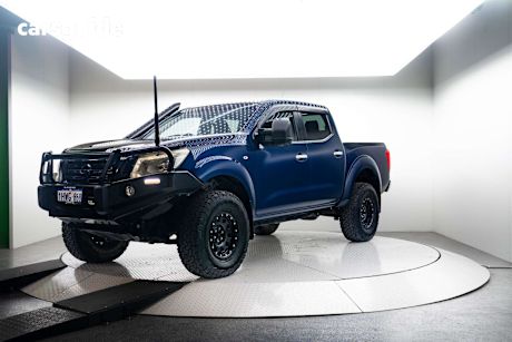 Blue 2016 Nissan Navara Ute Tray ST 4X4