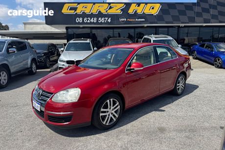 Red 2006 Volkswagen Jetta Sedan 2.0 Tdi