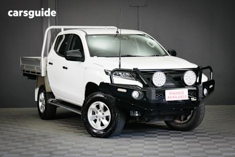 White 2021 Mitsubishi Triton Double Cab Pick Up Glx+ (4X4)