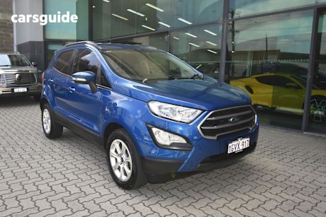 Blue 2019 Ford Ecosport SUV TREND F