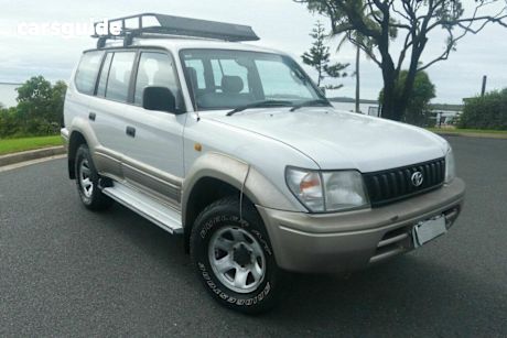 White 1998 Toyota Landcruiser Prado Wagon Gxl (4X4)