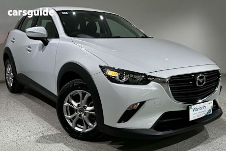 White 2023 Mazda CX-3 SUV MAXX SPORT F