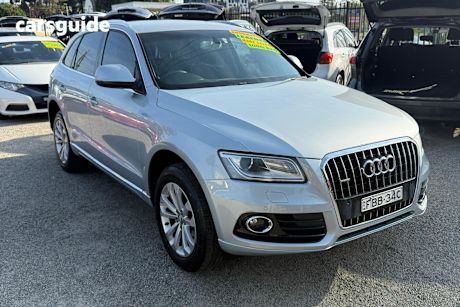 Silver 2012 Audi Q5 SUV TDI
