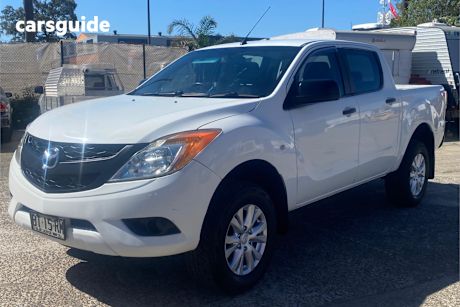 White 2012 Mazda BT-50 Ute Tray XT HI-RIDER R