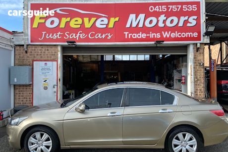 Brown 2010 Honda Accord Sedan V6 Luxury