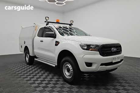 White 2018 Ford Ranger Ute Tray XL 4X4