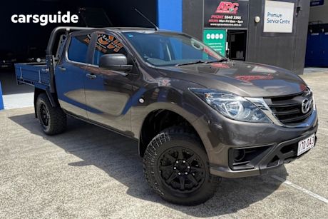 Grey 2018 Mazda BT-50 Dual Cab Utility Xt (4X4)