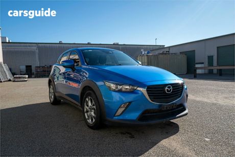 Blue 2015 Mazda CX-3 SUV MAXX F