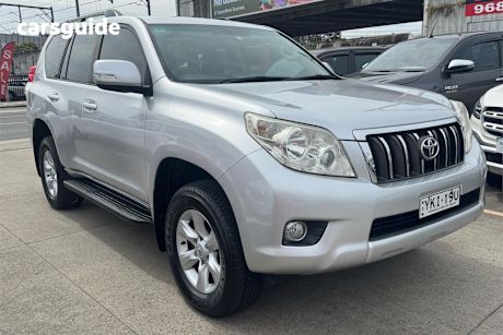 Silver 2011 Toyota Landcruiser Prado SUV GXL 4X4