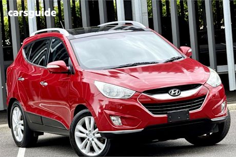 Red 2011 Hyundai IX35 Wagon Highlander (Awd)