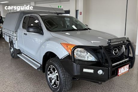 Silver 2015 Mazda BT-50 Freestyle Cab Chassis Xt (4X4)