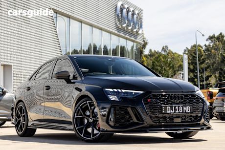 Black 2023 Audi RS3 Sedan 4WD