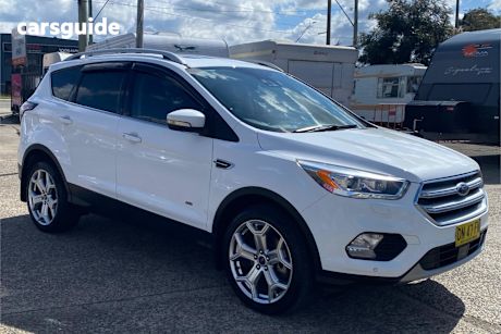 White 2016 Ford Escape SUV TITANIUM 4X4