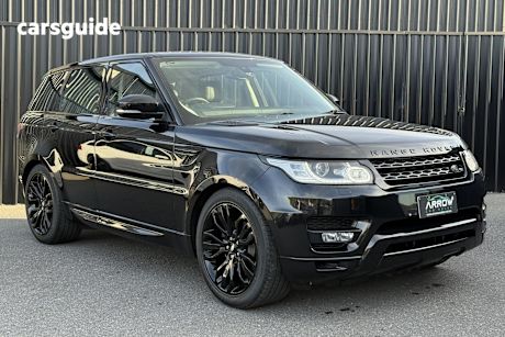 Black 2016 Land Rover Range Rover Sport SUV TDV6 SE 4X4