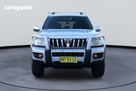 Silver 2008 Toyota Landcruiser Prado SUV STANDARD 4X4