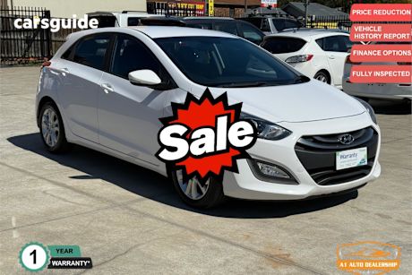 White 2014 Hyundai I30 Hatchback Trophy