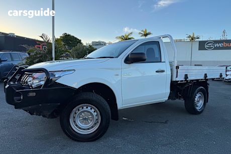White 2018 Mitsubishi Triton Ute Tray GLX R
